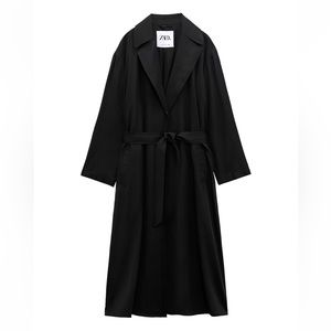 Zara Flowy Trench Coat